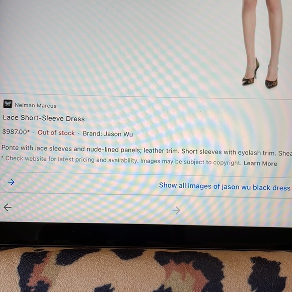 Jason Wu Black dress size 8 - Picture 8 of 10